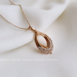 پلاک زنجیر اشکی ژوپینگ | گردنبند زنانه | Juping Teardrop Necklace | درچیدا اکسسوری