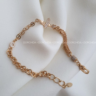 دستبند زنجیری پروانهای ژوپینگ | دستبند زنانه | Juping Butterfly Bracelet | درچیدا اکسسوری
