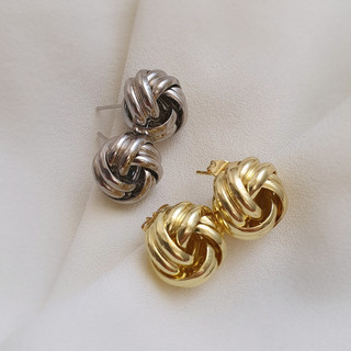 گوشواره پیچ رادیوم | گوشواره زنانه | Radium Screw Earring | درچیدا اکسسوری